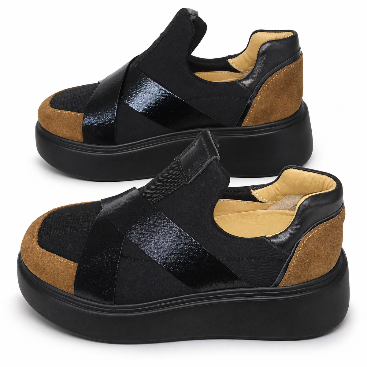 Pantofi Casual Damă Dogati 095 7877-44 Taba – Piele Întoarsă - vedere 5/6