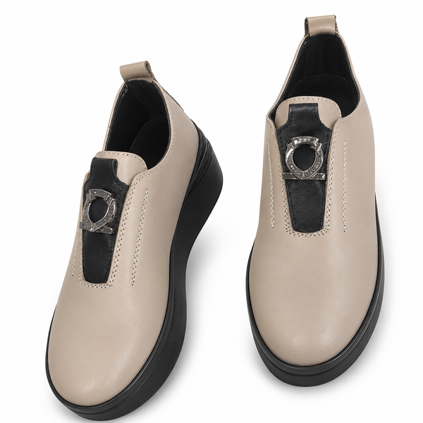 Pantofi Casual Damă Dogati 061 24238-A Visione + Negru – Piele Naturală - vedere 5/6