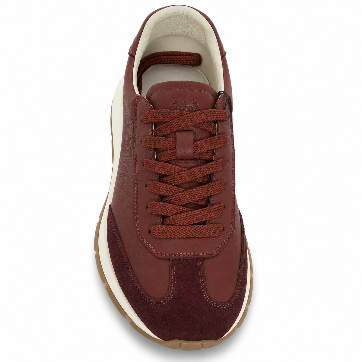Pantofi Casual Bărbați Franco Gerardo 8813 Bordo – Piele Naturală - vedere 3/6