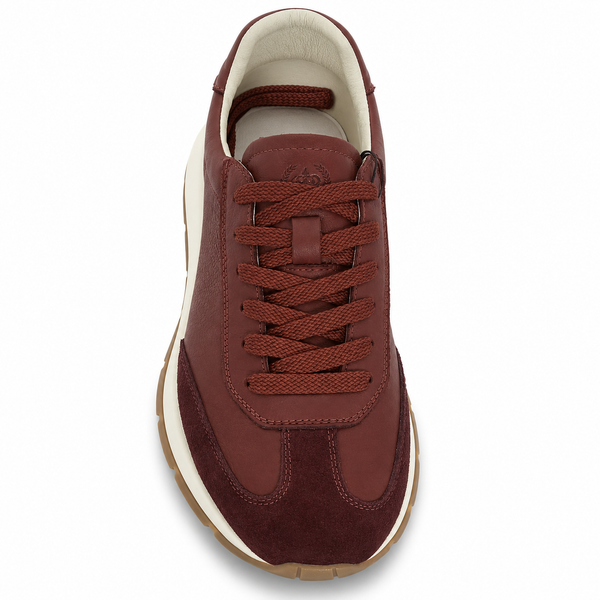 Pantofi Casual Bărbați Franco Gerardo 8813 Bordo – Piele Naturală - vedere 3/6
