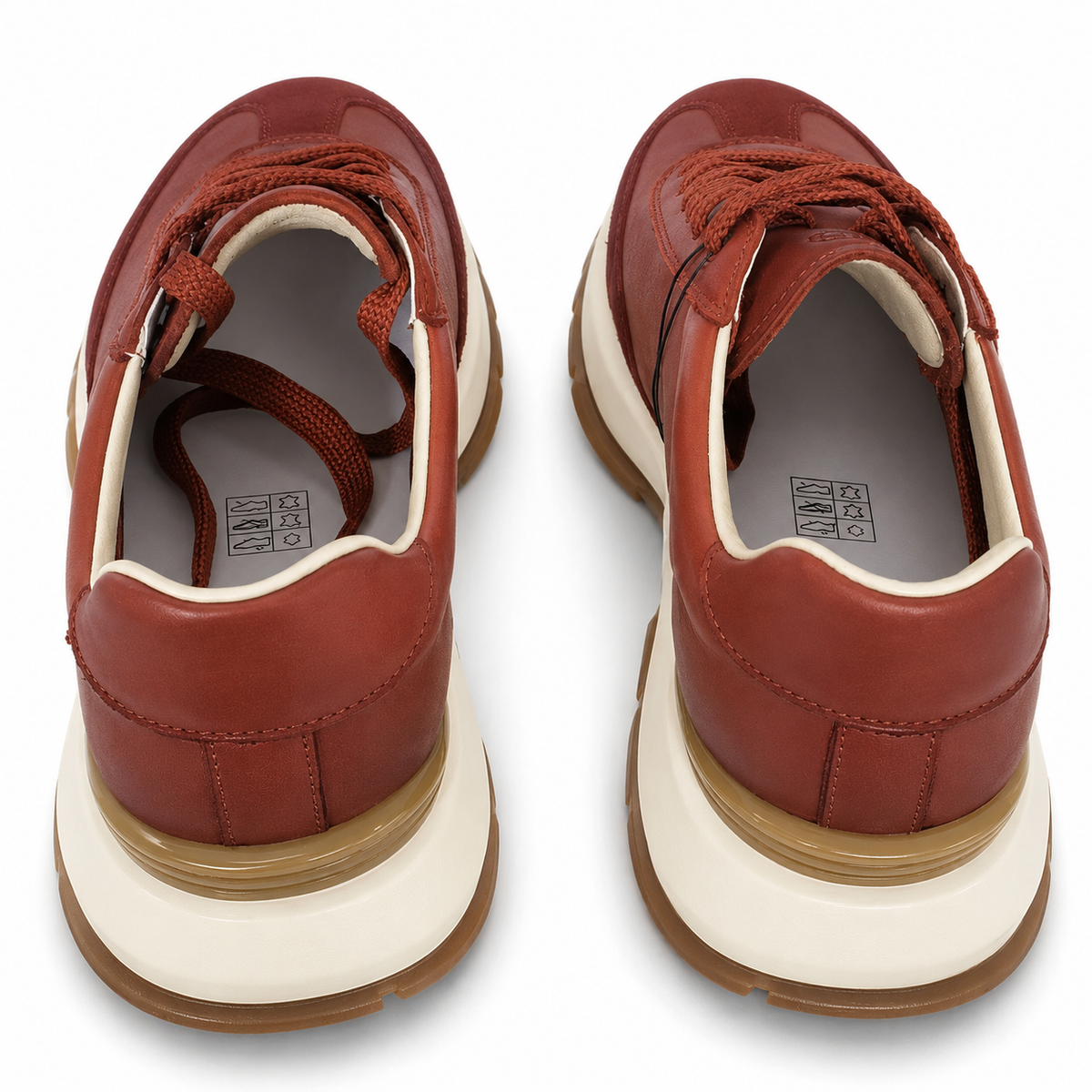Pantofi Casual Bărbați Franco Gerardo 8813 Bordo – Piele Naturală - vedere 6/6