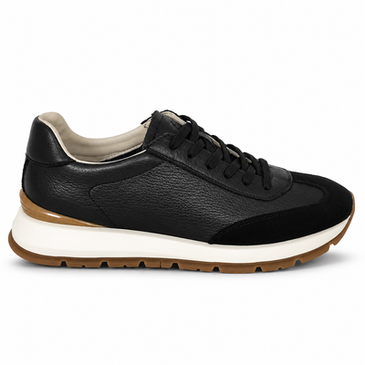 Pantofi Casual Bărbați Franco Gerardo 8813 Negru – Piele Naturală
