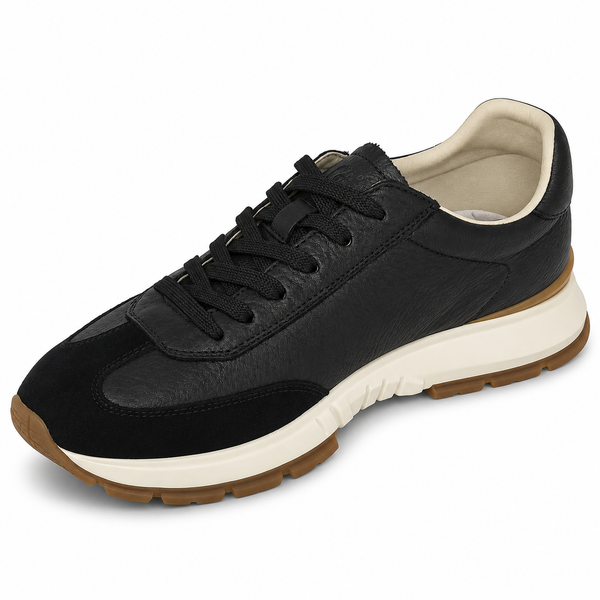 Pantofi Casual Bărbați Franco Gerardo 8813 Negru – Piele Naturală - vedere 3/6