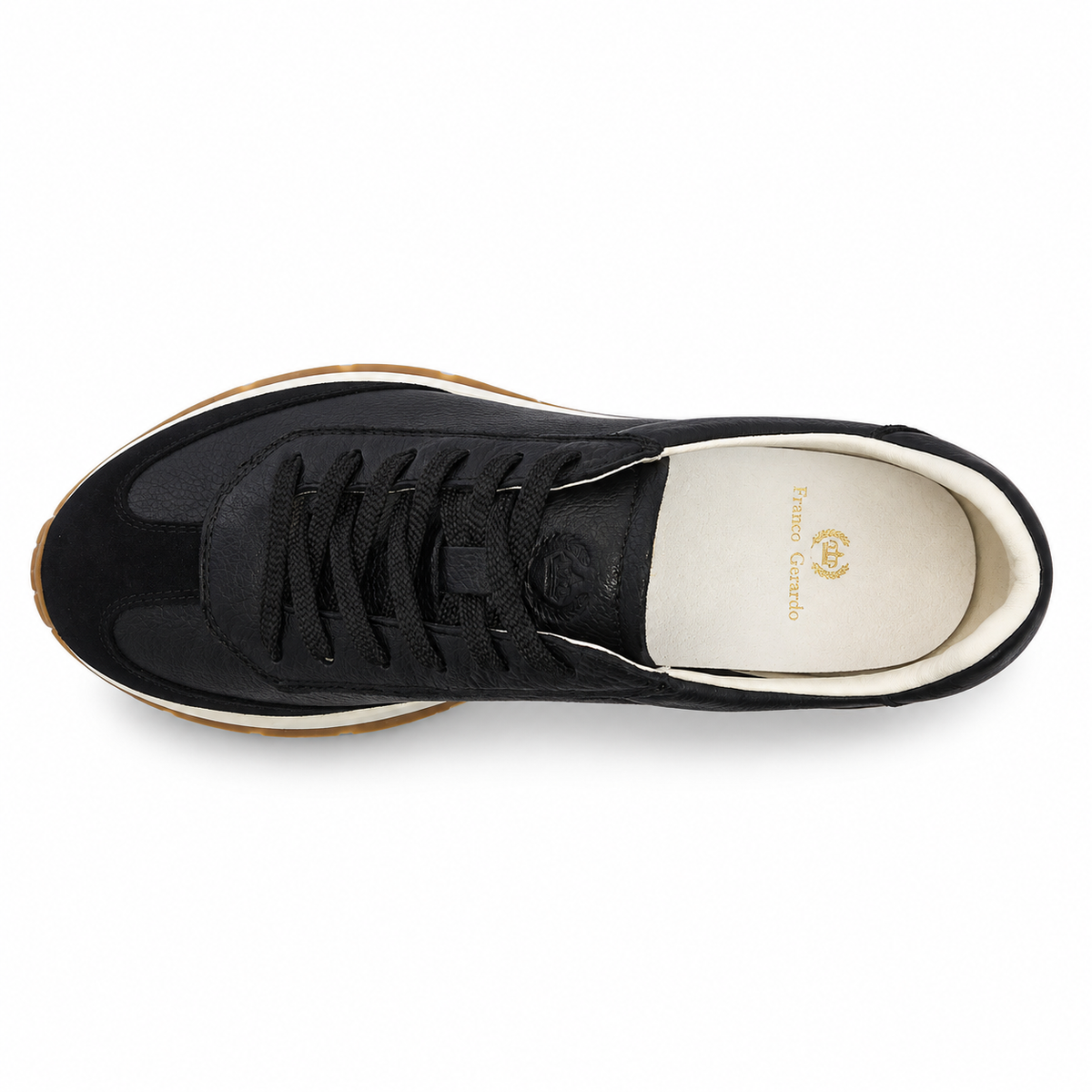 Pantofi Casual Bărbați Franco Gerardo 8813 Negru – Piele Naturală - vedere 4/6