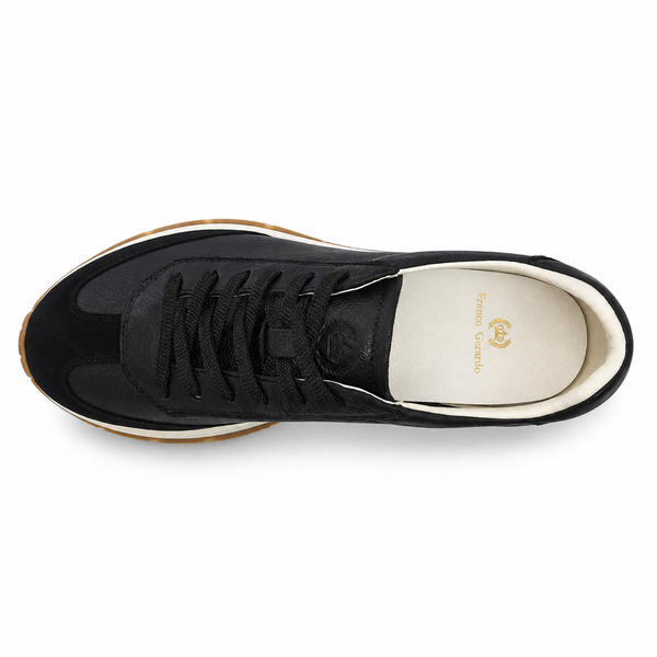 Pantofi Casual Bărbați Franco Gerardo 8813 Negru – Piele Naturală - vedere 4/6