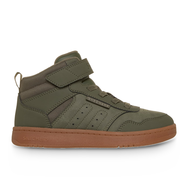 Ghete Sport Băieți Skechers Quick Street City Hi 418027L Verde Oliv - vedere 1