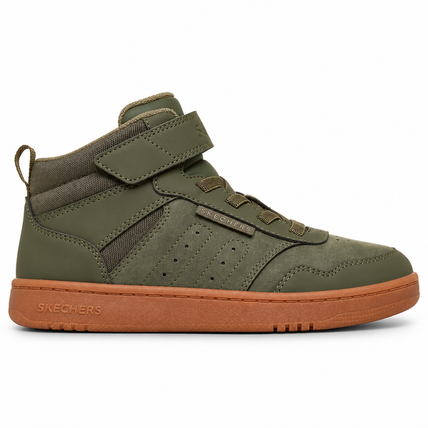 Ghete Sport Băieți Skechers Quick Street City Hi 418027L Verde Oliv - vedere 2