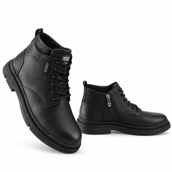 Ghete Casual Bărbați Mels 806002 Negru - vedere 3/10
