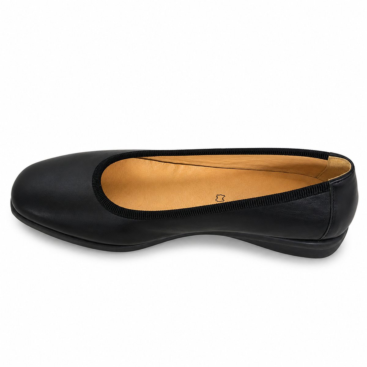 Pantofi Casual Damă Relax E-2669-01 Negru – Piele Naturală - vedere 4/6