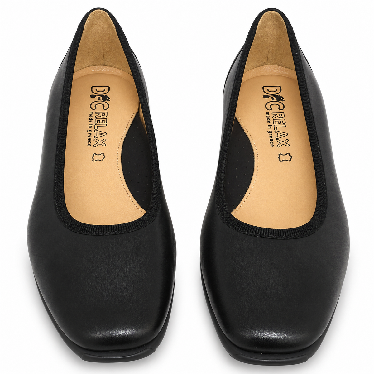 Pantofi Casual Damă Relax E-2669-01 Negru – Piele Naturală - vedere 6/6
