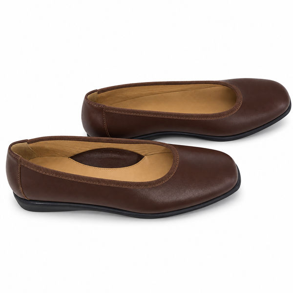 Pantofi Casual Damă Relax E-2669-01 Tabac – Piele Naturală - vedere 5/6