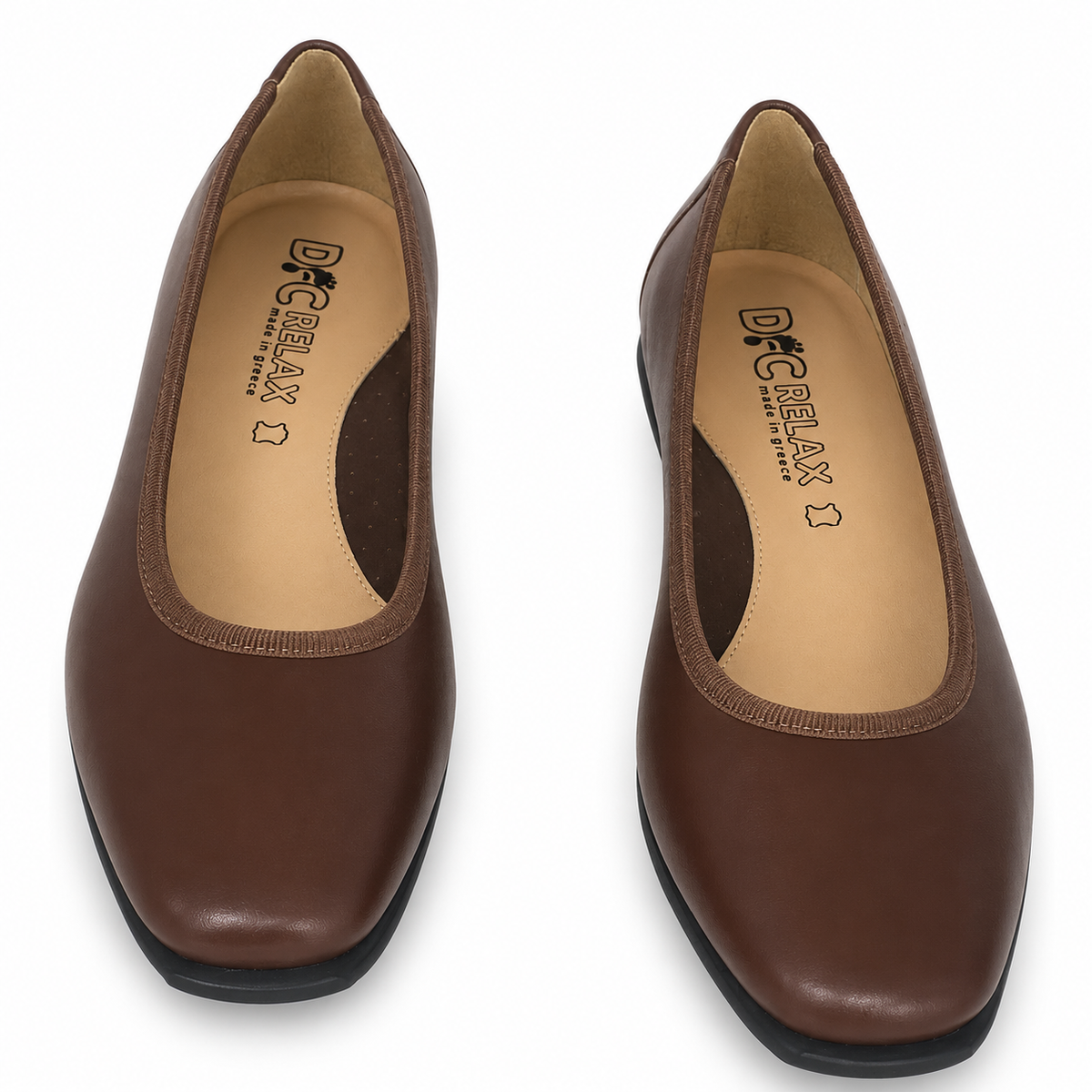 Pantofi Casual Damă Relax E-2669-01 Tabac – Piele Naturală - vedere 6/6
