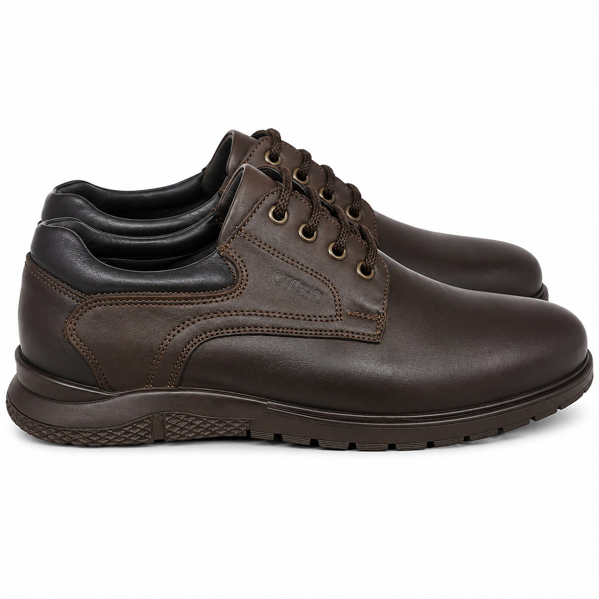 Pantofi Casual Bărbați Otter OT555 C4-N Maro Închis – Piele Naturală - vedere 1/6