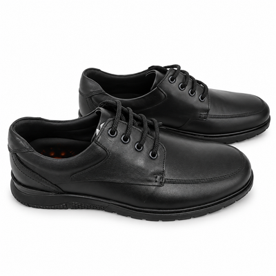 Pantofi Casual Bărbați Otter OT576 01-N Negru – Piele Naturală