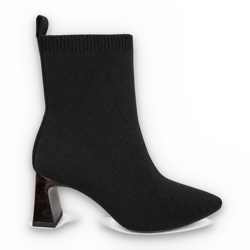 Ghete Elegante Damă Tamaris 25328-47 001 Negru – Textil Elastic - vedere 1