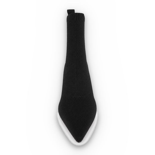 Ghete Elegante Damă Tamaris 25328-47 001 Negru – Textil Elastic - vedere 3