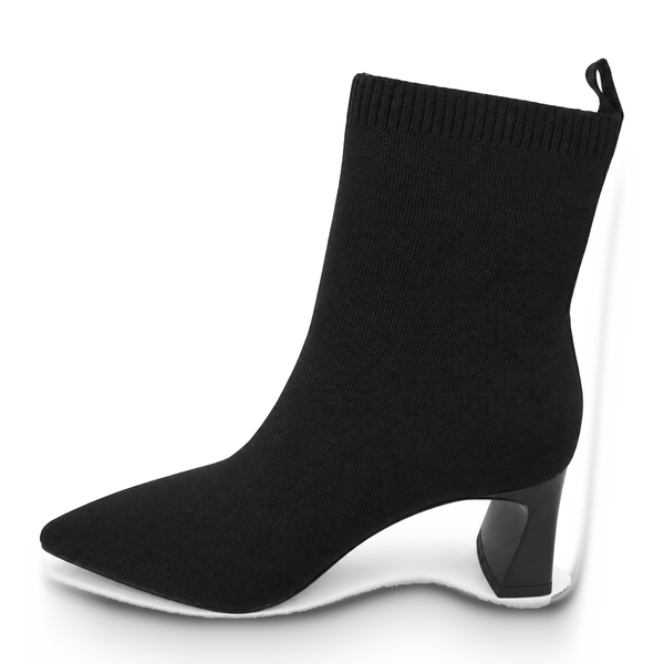 Ghete Elegante Damă Tamaris 25328-47 001 Negru – Textil Elastic - vedere 4