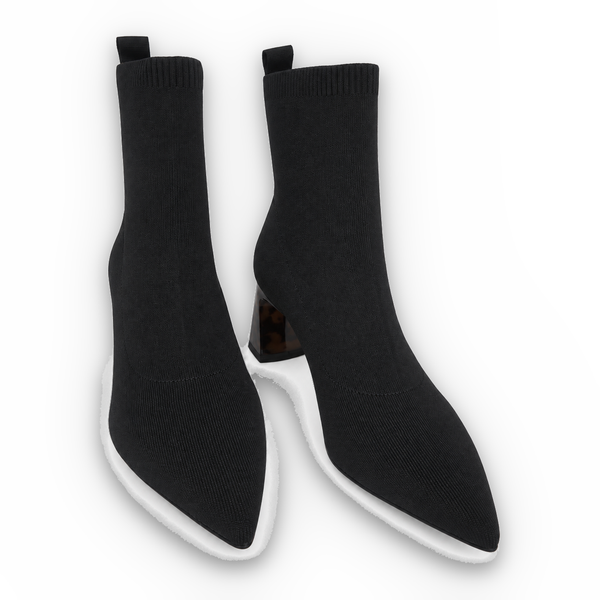 Ghete Elegante Damă Tamaris 25328-47 001 Negru – Textil Elastic - vedere 7