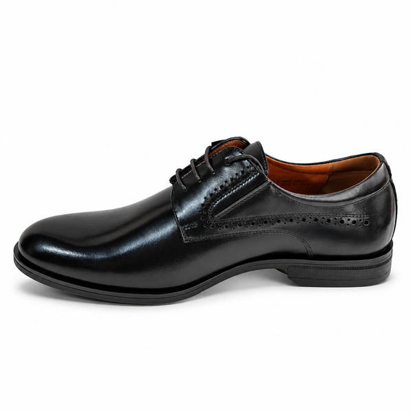 Pantofi Eleganți Bărbați CONHPOL A667-0017-00S02 Negru – Piele Naturală - vedere 3/6