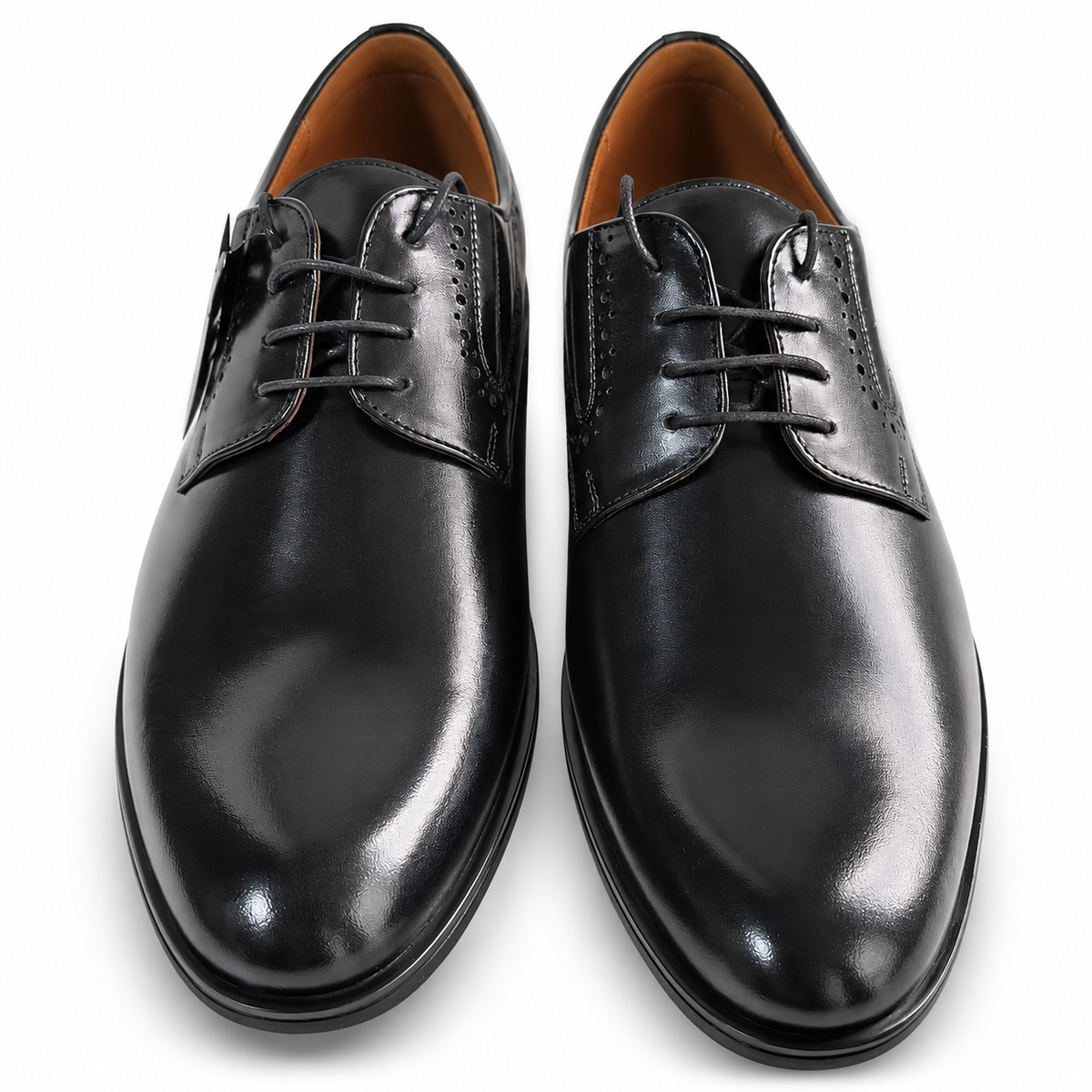 Pantofi Eleganți Bărbați CONHPOL A667-0017-00S02 Negru – Piele Naturală - vedere 5/6