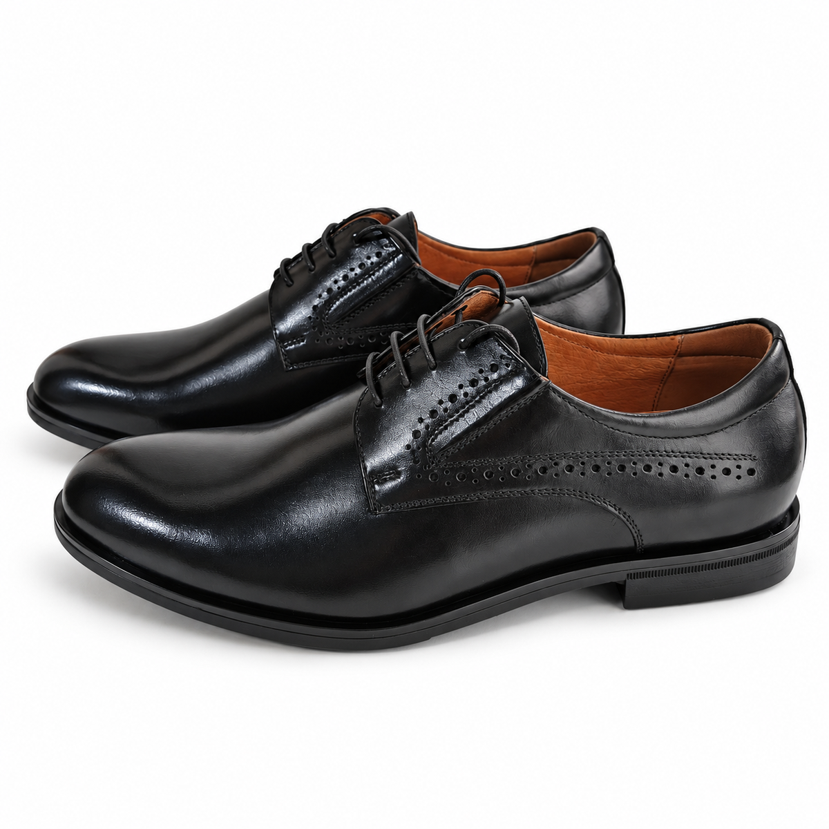 Pantofi Eleganți Bărbați CONHPOL A667-0017-00S02 Negru – Piele Naturală - vedere 6/6
