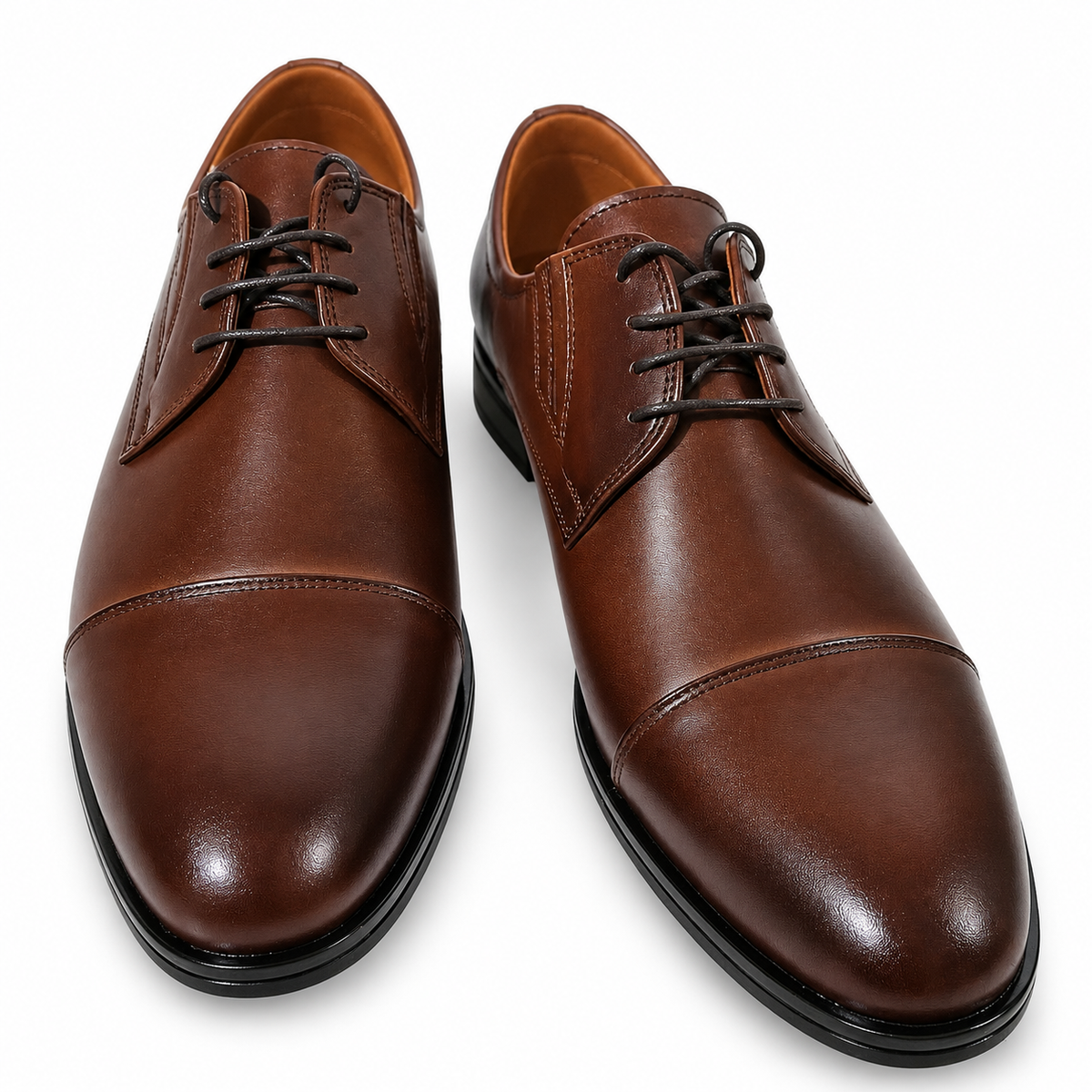 Pantofi Eleganți Bărbați CONHPOL 6757-1256-00S02 Maro – Piele Naturală - vedere 5/6