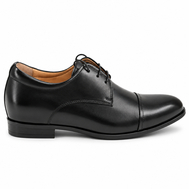 Pantofi Eleganți Bărbați CONHPOL 9585-0017-00P28 Negru – Piele Naturală - vedere 1/6