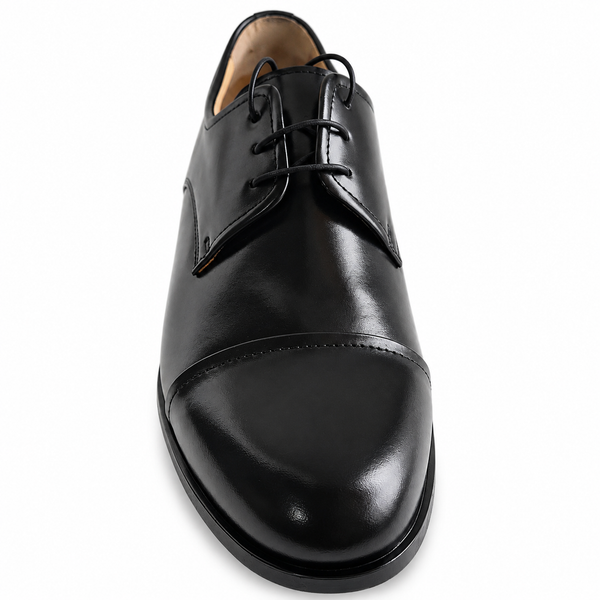 Pantofi Eleganți Bărbați CONHPOL 9585-0017-00P28 Negru – Piele Naturală - vedere 2/6