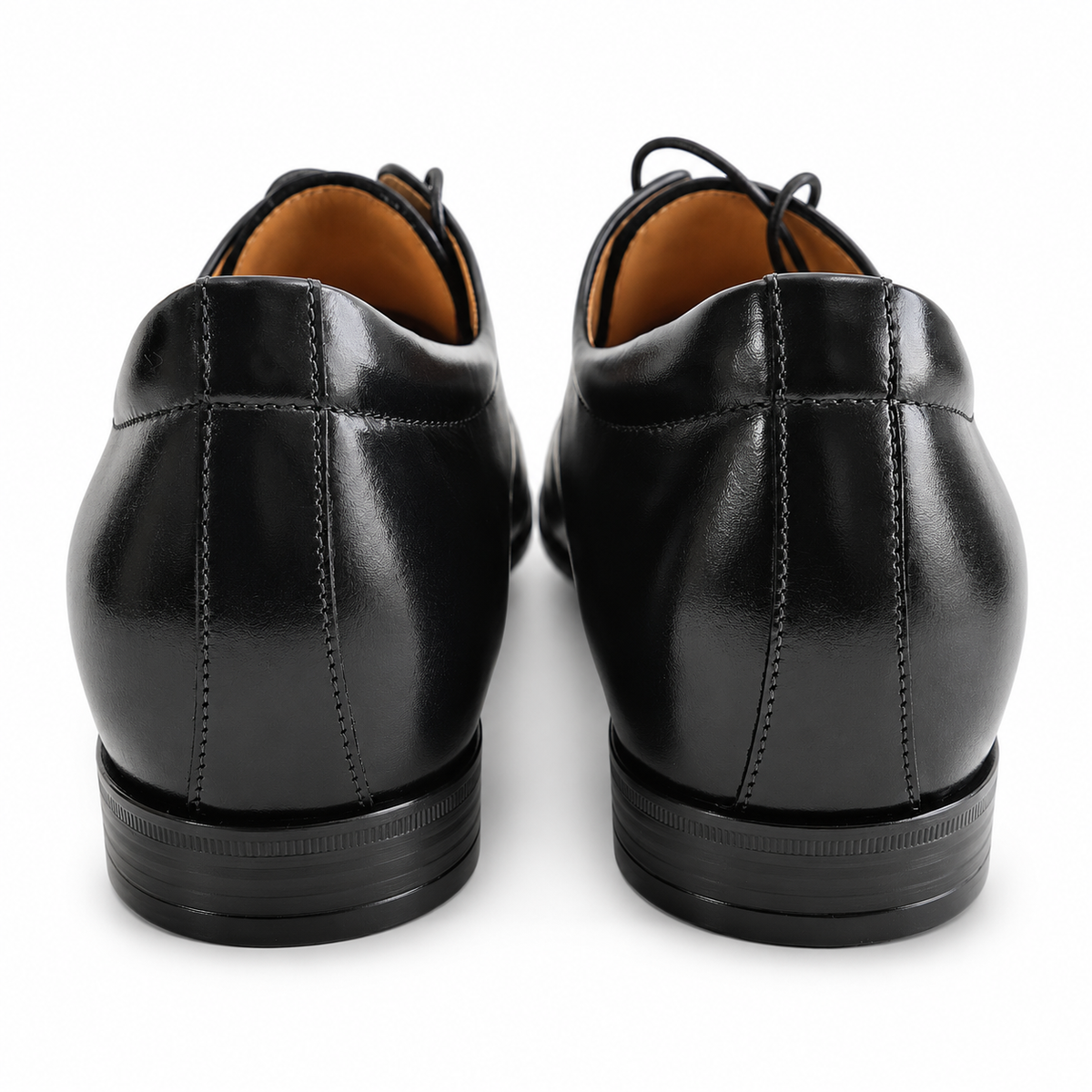 Pantofi Eleganți Bărbați CONHPOL 9585-0017-00P28 Negru – Piele Naturală - vedere 4/6