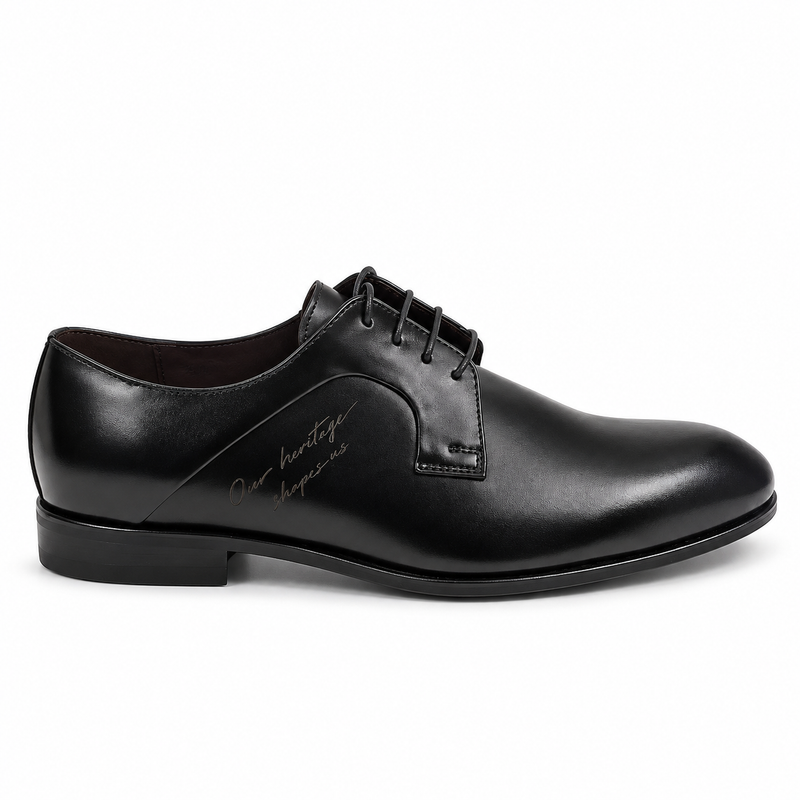 Pantofi Eleganți Bărbați CONHPOL B417-0017-L3P34 Negru – Piele Naturală - vedere 1/6