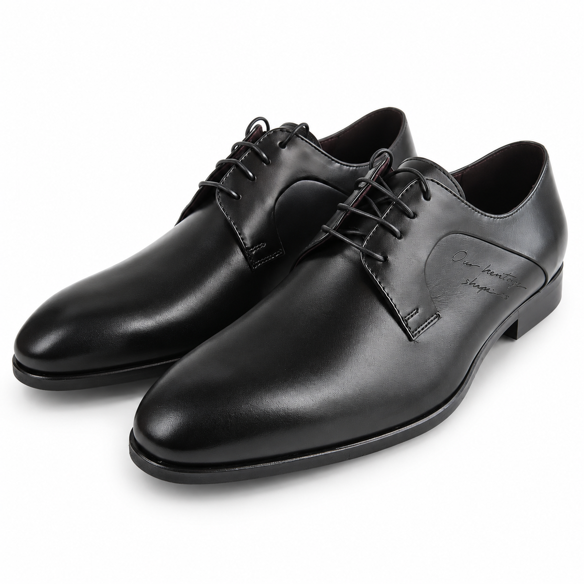 Pantofi Eleganți Bărbați CONHPOL B417-0017-L3P34 Negru – Piele Naturală - vedere 5/6
