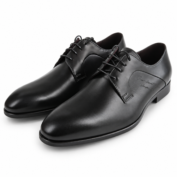 Pantofi Eleganți Bărbați CONHPOL B417-0017-L3P34 Negru – Piele Naturală - vedere 5/6