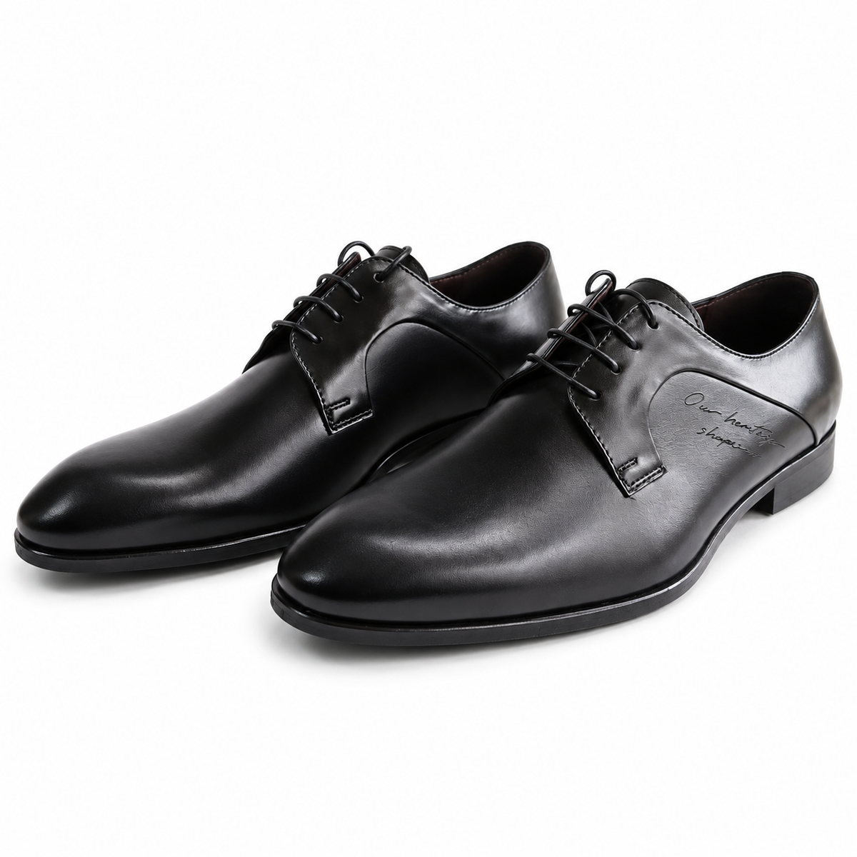 Pantofi Eleganți Bărbați CONHPOL B417-0017-L3P34 Negru – Piele Naturală - vedere 6/6
