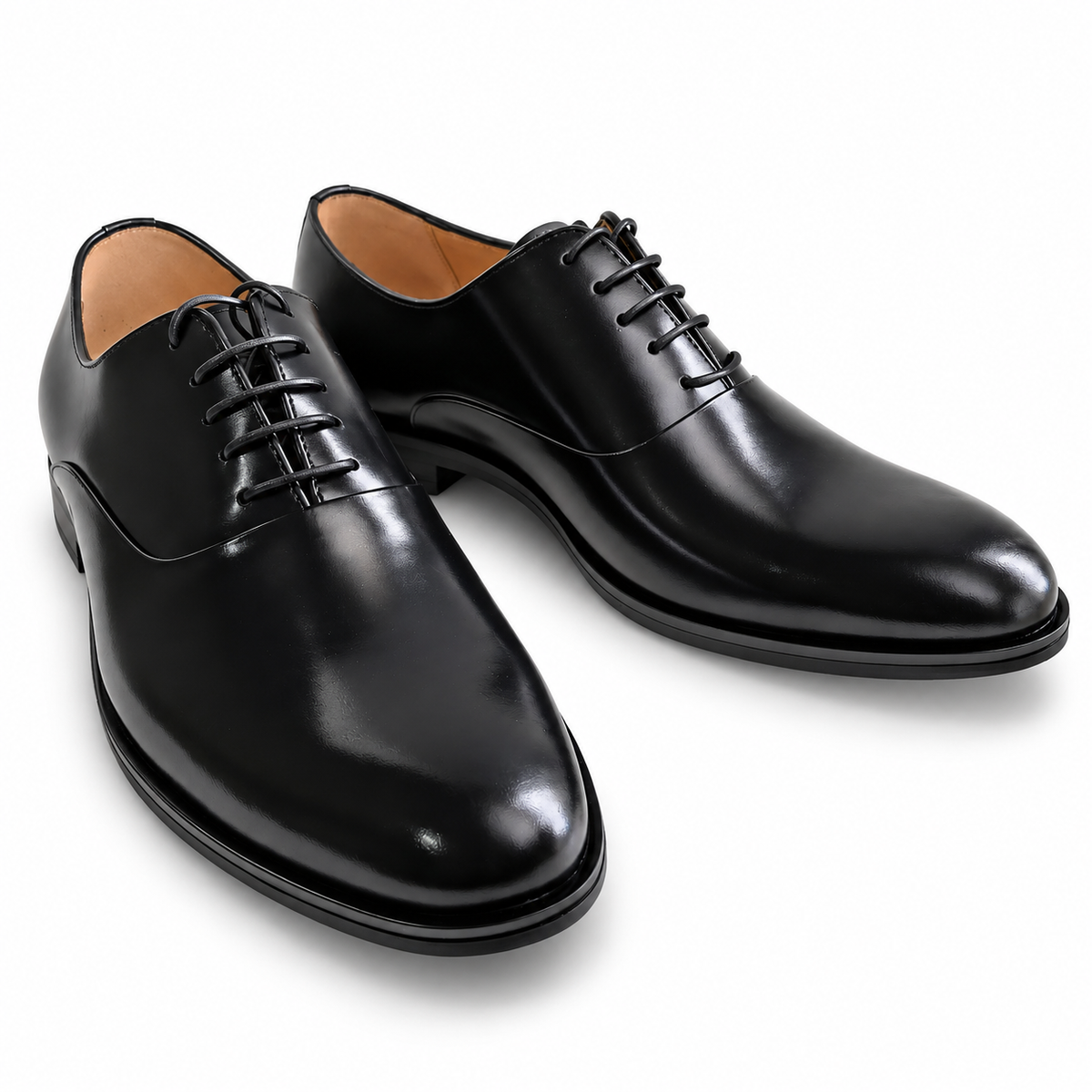 Pantofi Eleganți Bărbați CONHPOL B346-0017-00P28 Negru – Piele Naturală - vedere 4/6