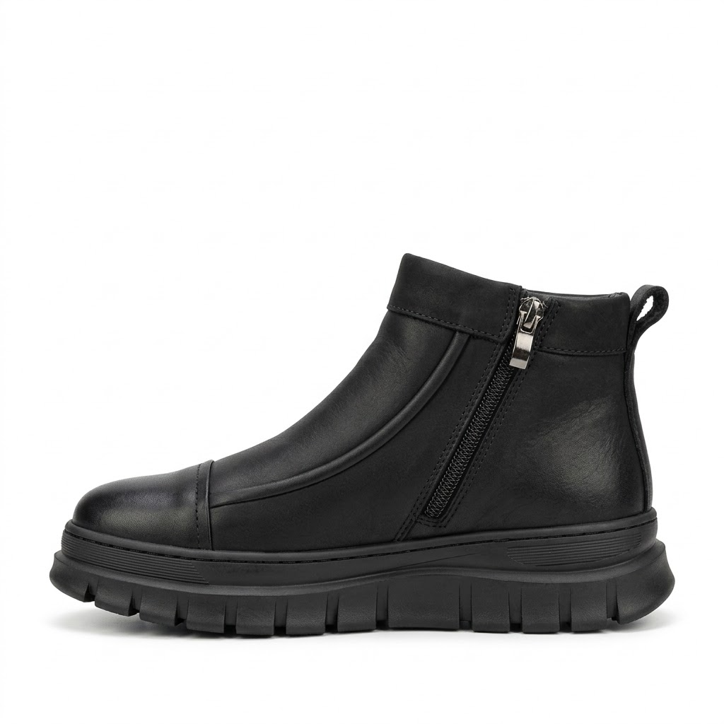 Ghete Casual Bărbați Franco Gerardo 5787 Negru – vedere 10