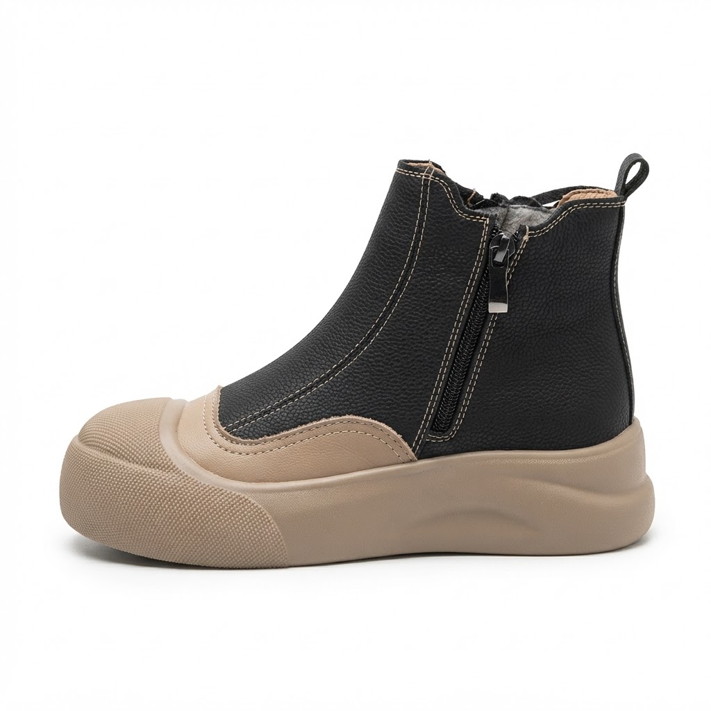 Ghete Casual Damă Franco Gerardo X5019 Negru – vedere 10
