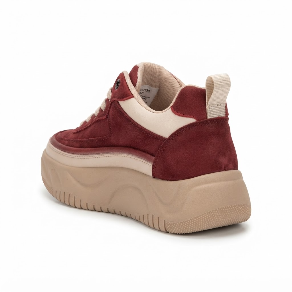 Pantofi Sport Damă Franco Gerardo 77038 Roșu – vedere 10