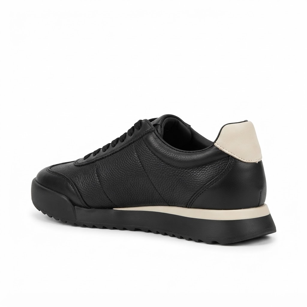Pantofi Sport Bărbați Franco Gerardo 5327 Negru – Piele Naturală – vedere 10