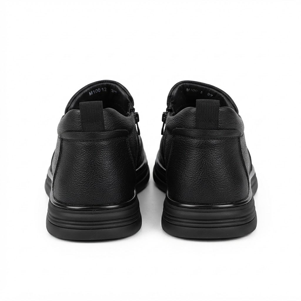 Ghete Casual Bărbați Mels M18012 Negru – vedere 10