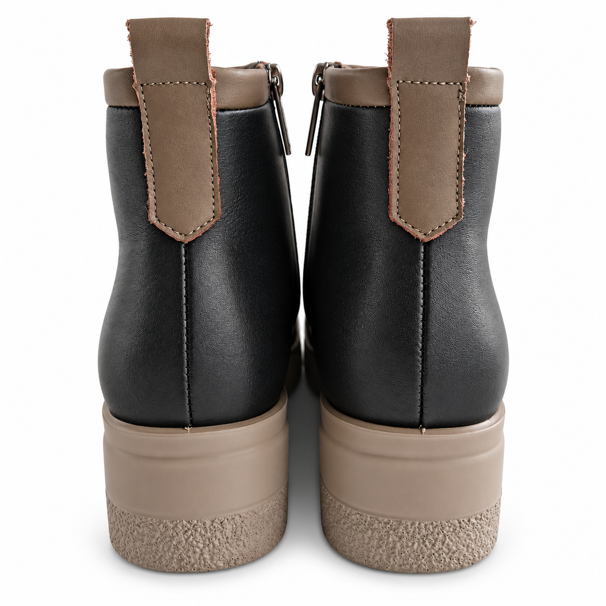 GHETE CASUAL DAMA PASS 970010A 01-N NEGRE CU GREJ - vedere 11/20