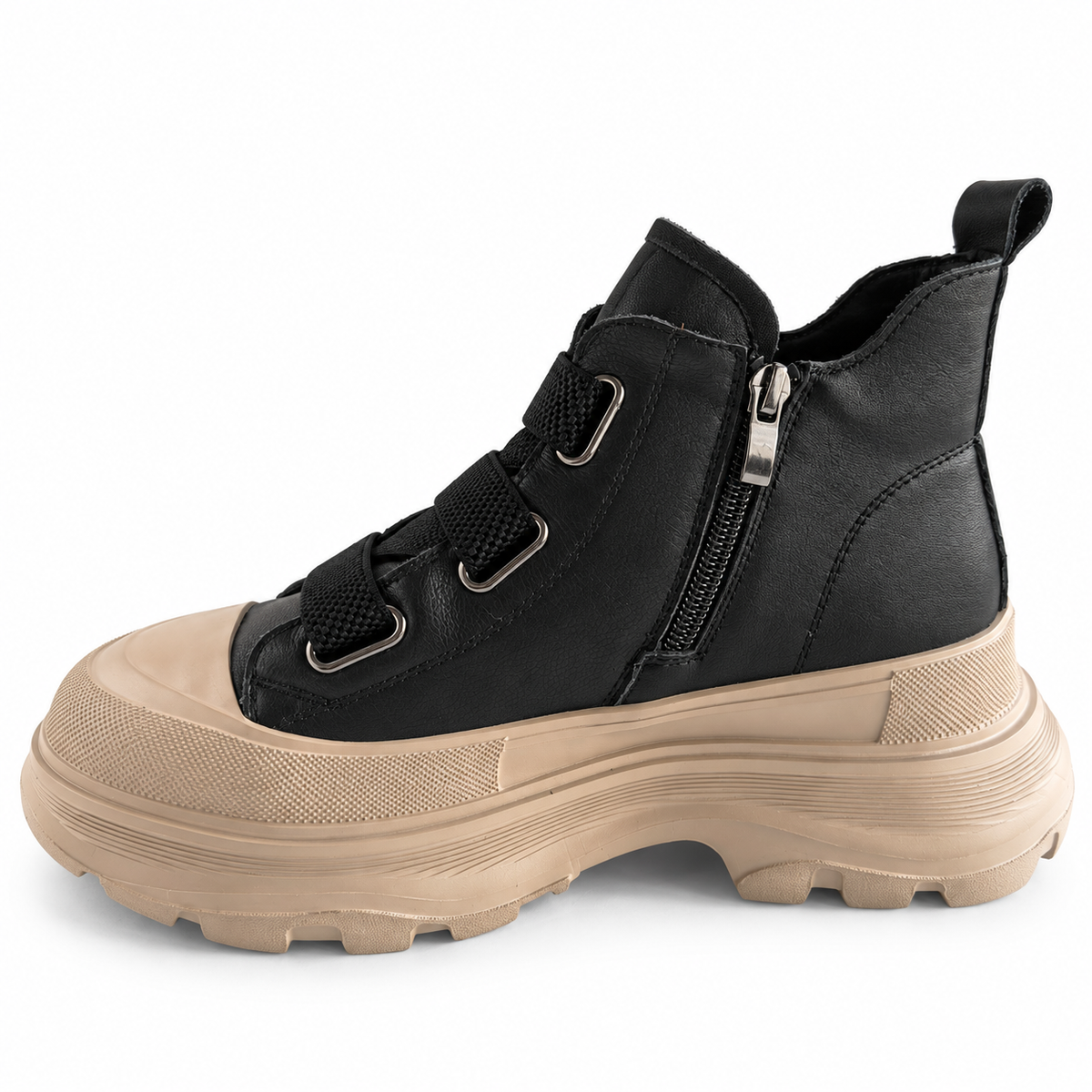 Ghete Casual Damă Franco Gerardo 66082 Negru – vedere 10