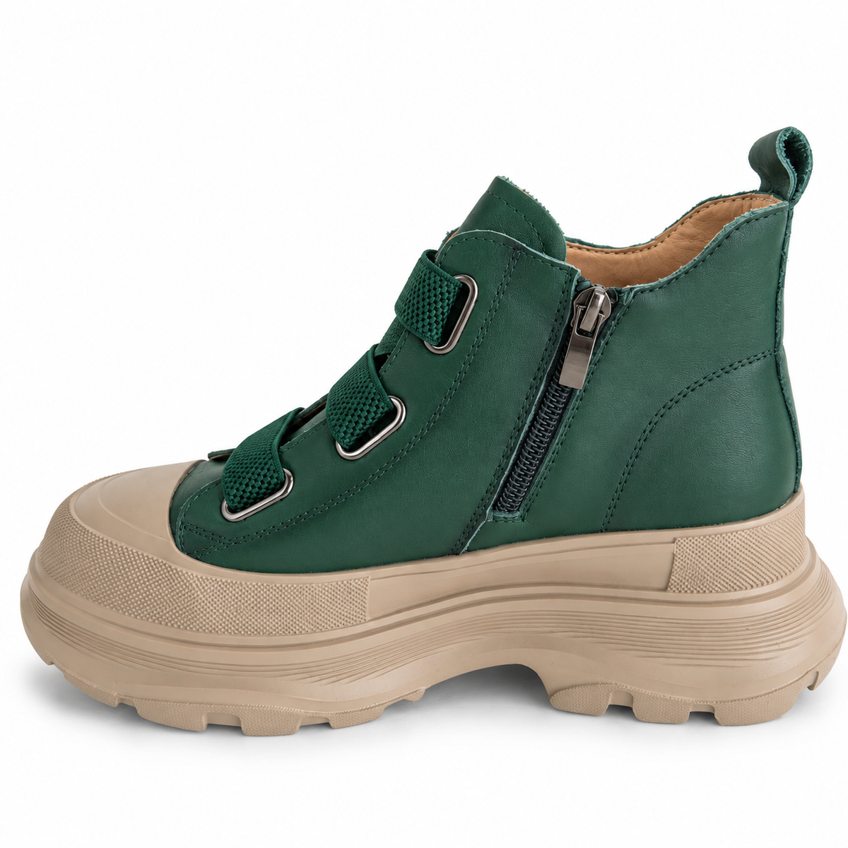 Ghete Casual Damă Franco Gerardo 66082 Verde – vedere 10