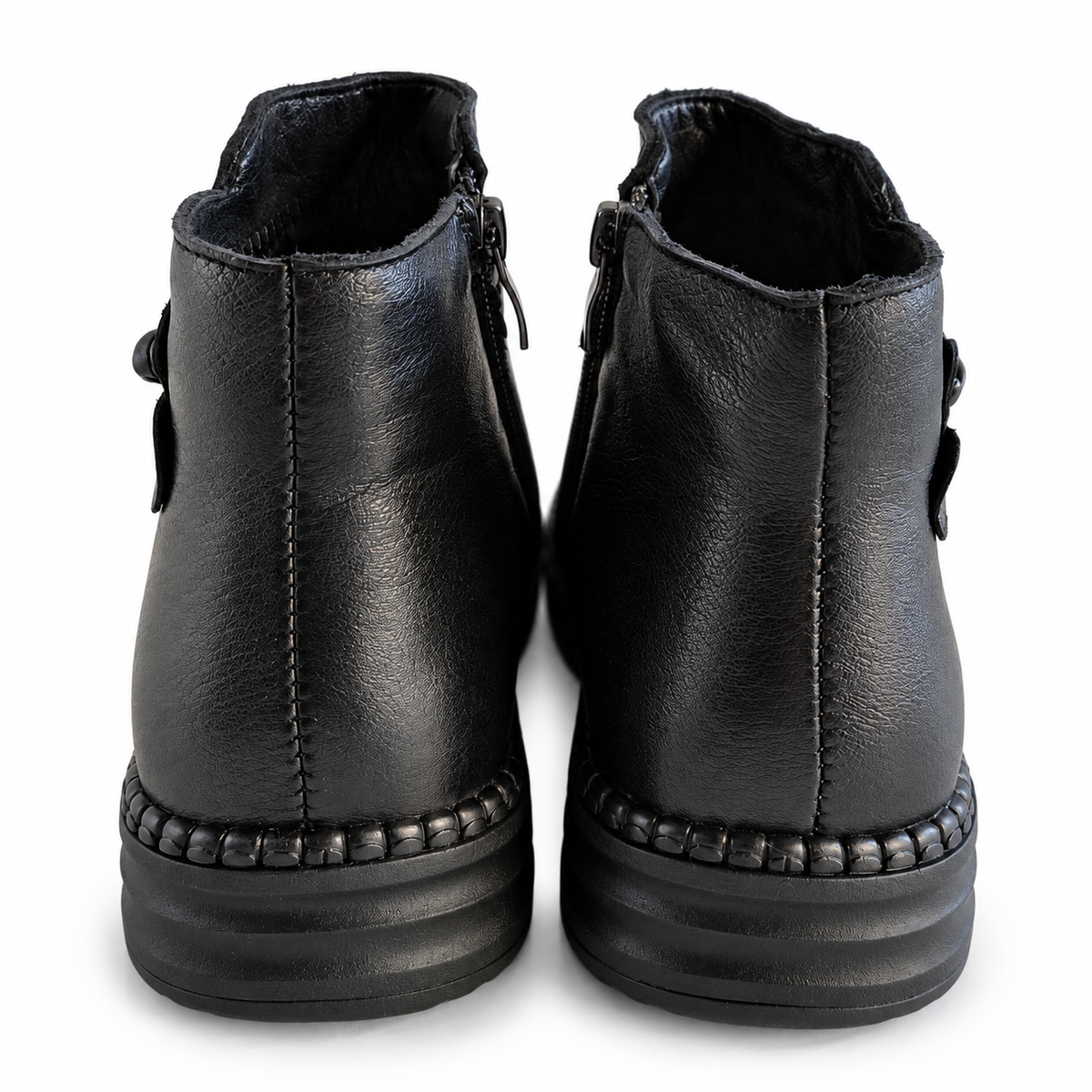 Ghete Casual Damă Formazione 2587 Negru – vedere 10