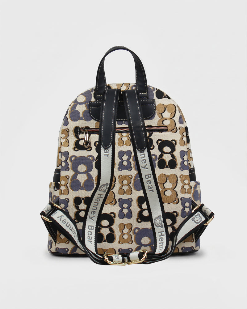 RUCSAC DAMA HENNEY BEAR H-1245 CUTE BEAR - imagine 4