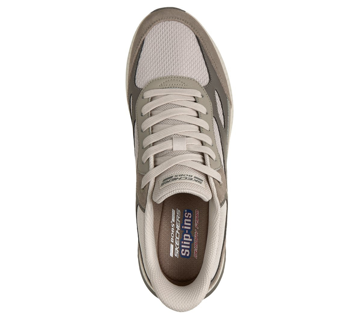 Pantofi Sport Bărbați Skechers 118412 Taupe/Multicolor - imagine 4
