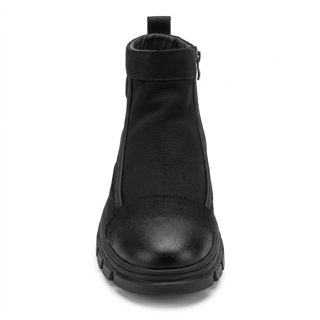 Ghete Casual Bărbați Franco Gerardo 5787 Negru – vedere 11