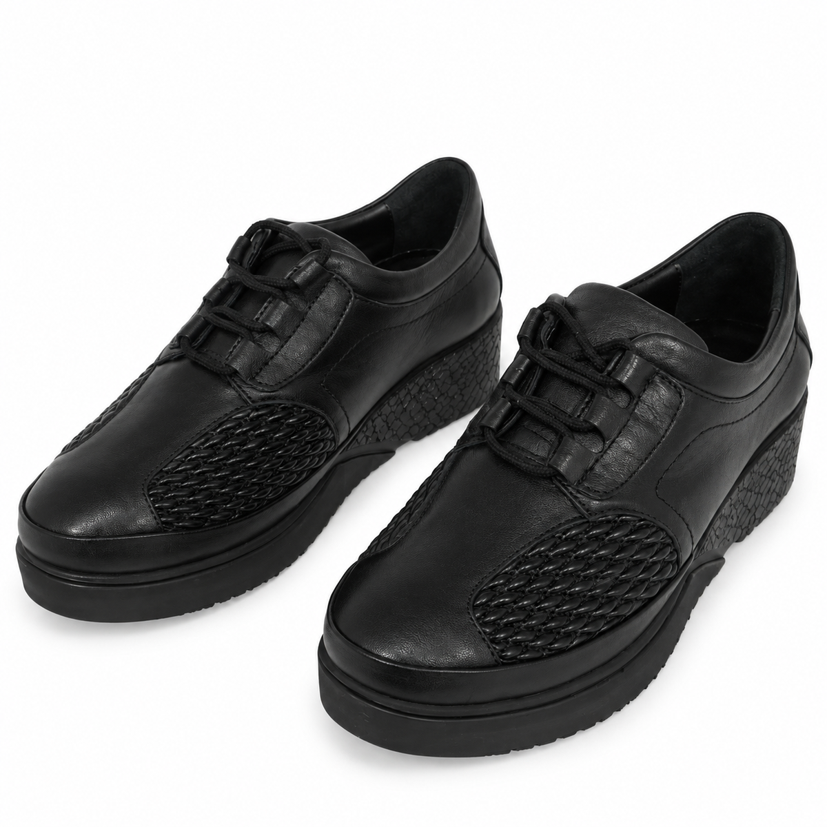 Pantofi Casual Damă Dogati 011 YN-2035 Negru – vedere 11
