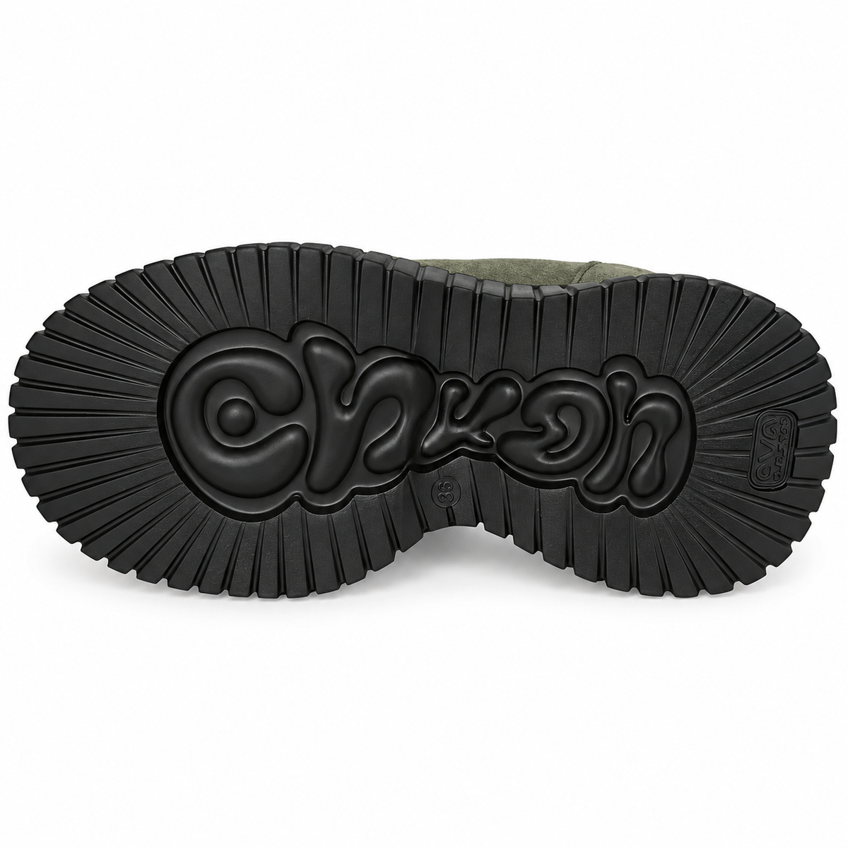 Pantofi Casual Damă Dogati 018 70940 Kaki Velur – vedere 11