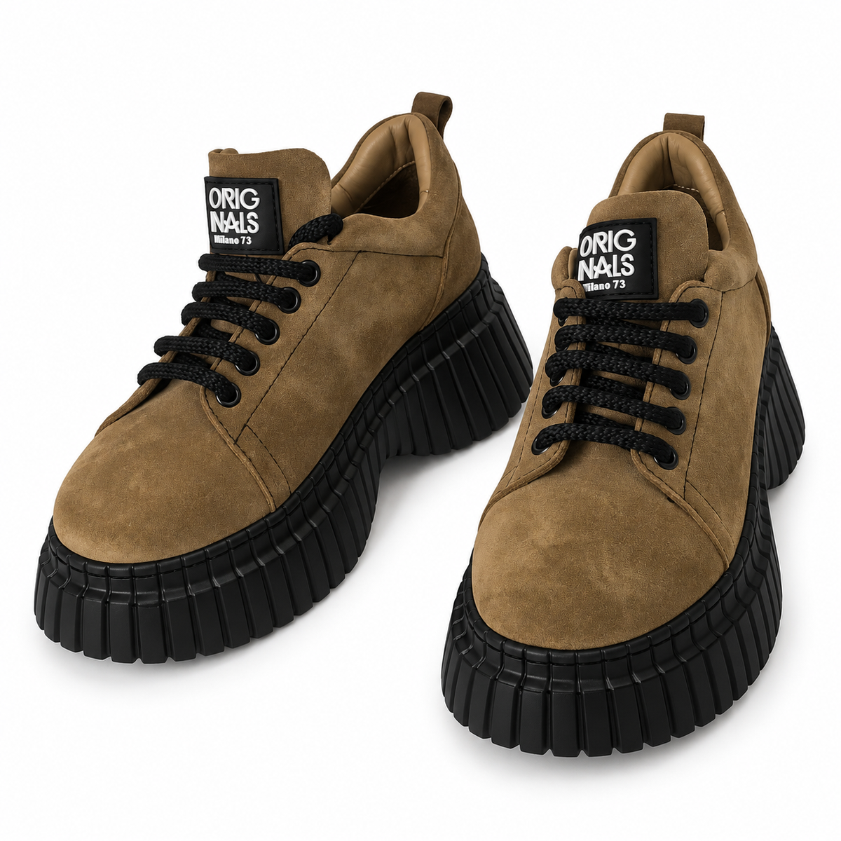 Pantofi Casual Damă Dogati 018 70940 Tutun Velur – vedere 11