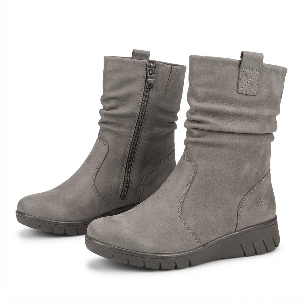 Ghete Casual Damă Caprice 26455-45 334 Taupe Nubuc – Piele Naturală – vedere 11